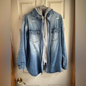 Risen Jean Jacket Zip Up